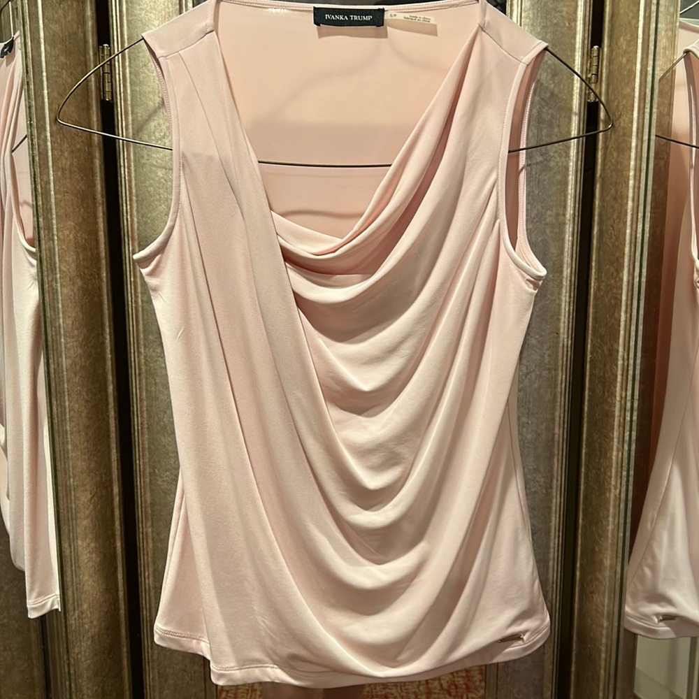 Pale, pink, sleeveless top NEVER WORN